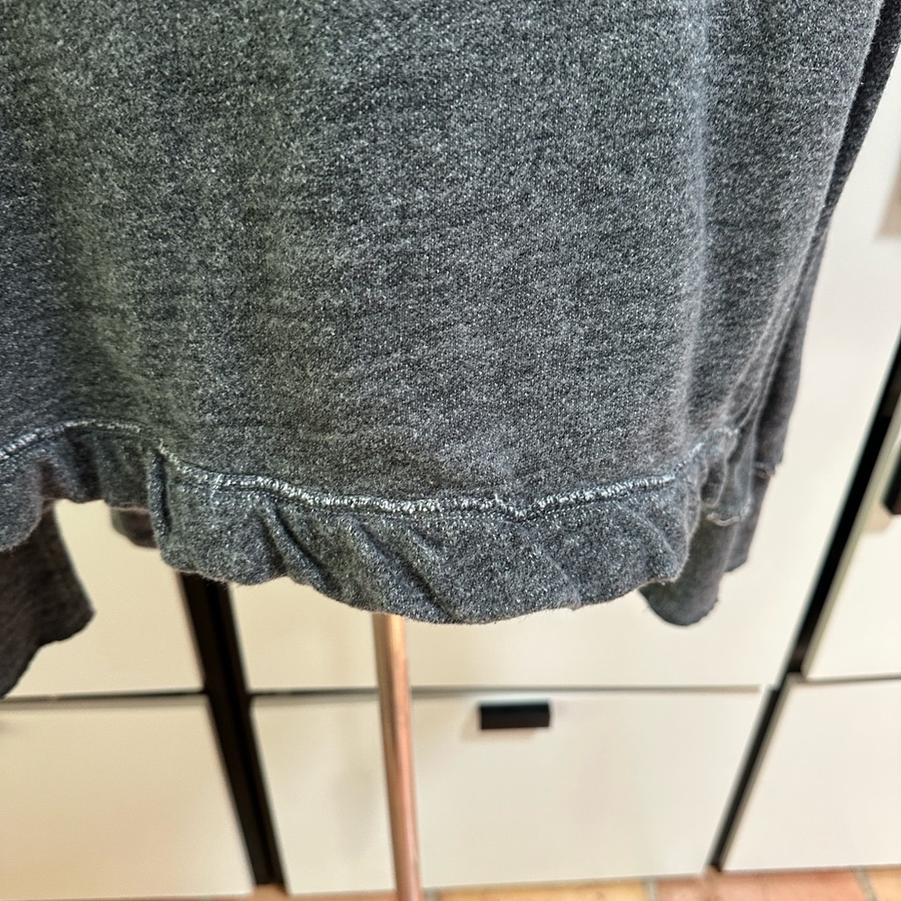 Abercrombie & Fitch Charcoal Open Front Cardigan - Picture 9 of 11